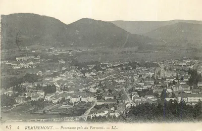 Remiremont — Panorama tirado do Parmont — LL.
