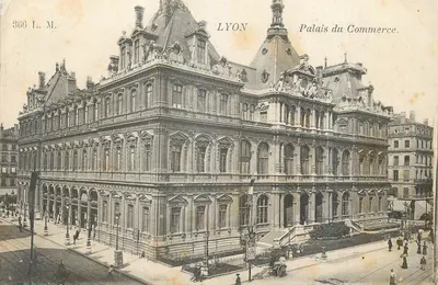 Lyon — Palácio do Comércio — editor L. M., n° 366