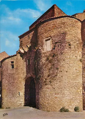 Porta da cidade — vista da torre redonda — editor APA