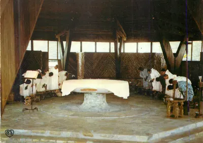 Celebração religiosa — Igreja de madeira — AS