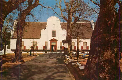Igreja de Stellenbosch — África do Sul — editor não visível