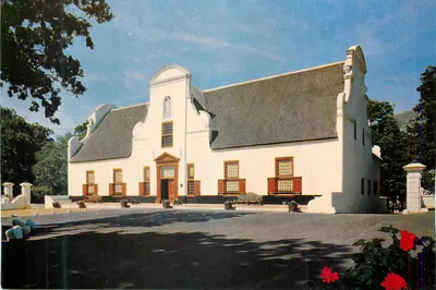 Casa de estilo holandês — Capetown, África do Sul — editor não visível