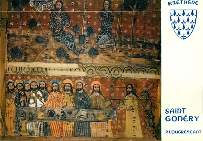 Último jantar de Jesus — Santo Gonério — Plougrescant, Bretanha