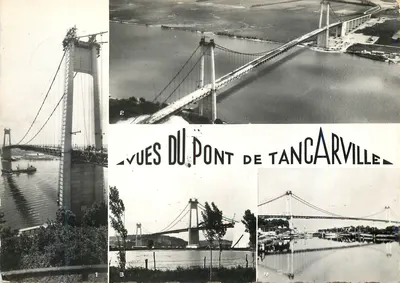 Vistas do Ponte de Tancarville — editor não visível