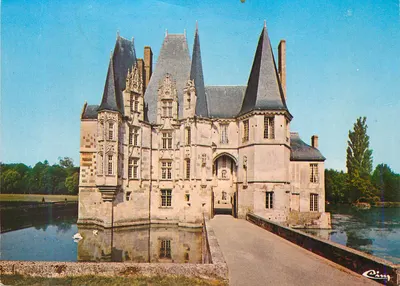 Castelo de Chenonceau — vista frontal — editor Cing