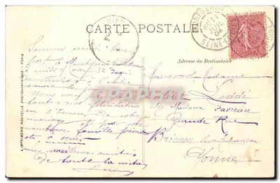 Fontainebleau - A Floresta - Estrada Marie-Thérèse - LL. - n°205 — Verso