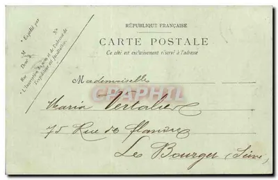 Vichy — Um canto do Parque — LL. n°28 — Verso