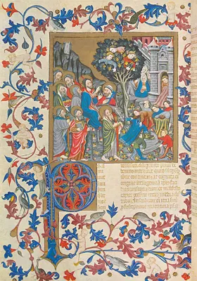 Cena bíblica — Evento religioso — Manuscrito medieval