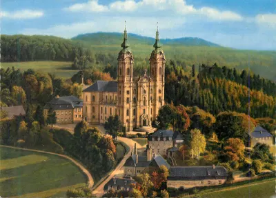 Abadia de St. Marien — vista panorâmica — editor não identificável