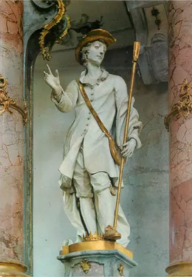 Estátua de São João Batista — Igreja de São João Batista — editor não visível