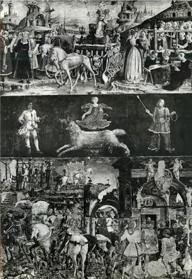 Cenas da vida de Santa Catarina — fresco — editor desconhecido, número de série ilegível