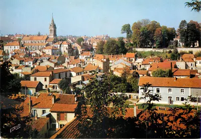 Vista aérea de Saint-Émilion — editor EUROP, série não visível