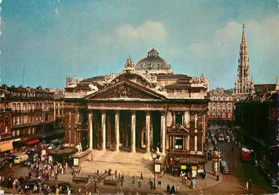 Place de la Bourse — vista panorâmica — editor não visível