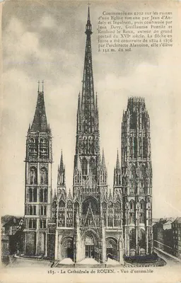 A Catedral de Rouen — Vista geral — Editor: 183