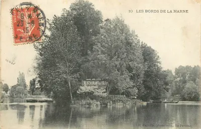 As margens da Marne — Restaurante da Ilha — E. Faciolle, foto-editora, Le Perreux