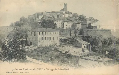 Environs de NICE - Village de Saint-Paul — Edição Giletta, fot. Nice, n° 7050