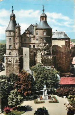 Castelo de Schloss Burg — vista panorâmica — editor não identificável