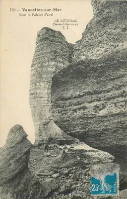 Vaucottes-sur-Mer — Sob a Falésia de jusante — L. J.