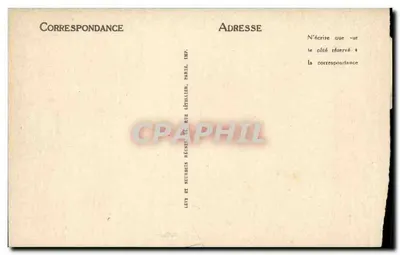 Le Tréport — El faro y el muelle — LL — Reverso