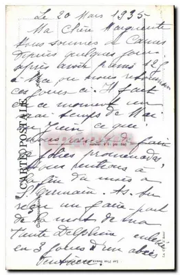 CANNES. Os Novos Jardins. — Editor: A Costa do Azul, n° 604 — Verso