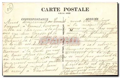 Golfe-Juan — Vista Generale — Edizione Robert, Tazéan — Verso