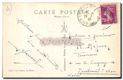 La Bocca (A-M.) — Most Marquise de Maurès — Coll. Viale David — Rewers