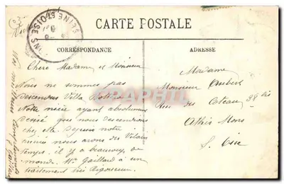 Vichy — A Casa da Senhora Sévigné — LL. n°69 — Verso