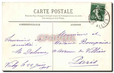 Vichy — La Orangerie de los Celestinos — LL. n°61 — Reverso