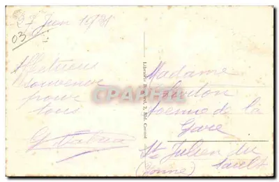 Vichy — Galeria zamknięta i pergola — wydawca Vichy, nr 164 — Rewers