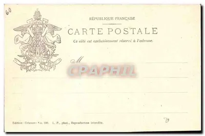 Zamek Pierrefonds — Sala Odbioru — Wydanie Trianon nr 590 — Rewers