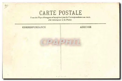 Pierrefonds — Le Château. La Cour intérieure et l'Escalier — Édition Varin, n° 52 — Verso