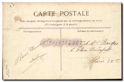 Saint-Germain-en-Laye - O Castelo — editor Aqua-Photo, L.A. & Cie — Verso