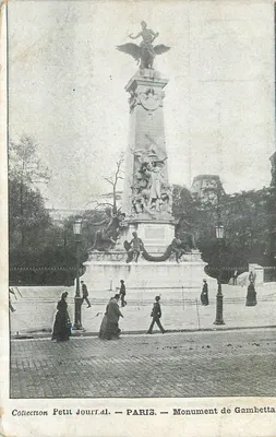 Monument de Gambetta — Paris — Collection Petit Journal