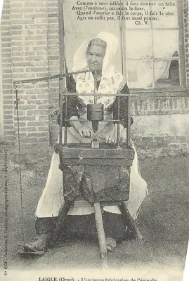 Laigle (Orne) — A antiga fabricação da epinole — E. Parquis, fotógrafo-editor