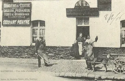Maubeuge - Uma estranha placa — Maison des Magasins Réunis, editor, Maubeuge