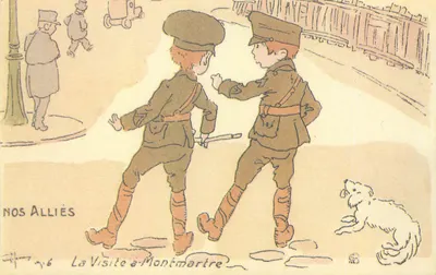 Nossos Aliados — A Visita a Montmartre — edição 1916