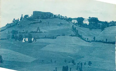 Castelo de Křížová — vista panorâmica — editor não identificável