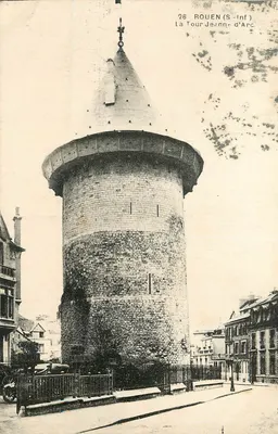 Rouen (Sul-Oeste) — Torre de Joana d'Arc — editor não identificado, n° de série 26