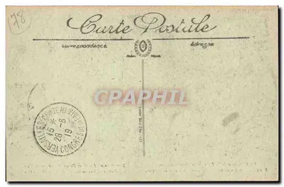 La firma de la Paz de la Gran Guerra — Versalles — Galería de los Espejos — LL. — Reverso