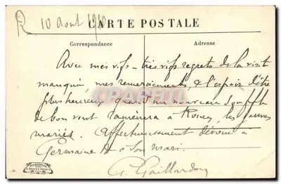 Rouen - Instituição Join-Lambert - 1. - Entrada principal — Verso