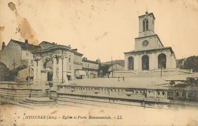 Oyonnax (Ain) — Igreja e Porta Monumental — LL