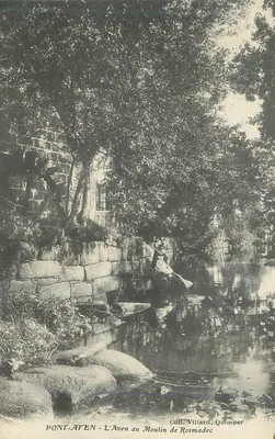Pont-Aven - L'Aven au Moulin de Rosmadec — Coll. Villard, Quimper