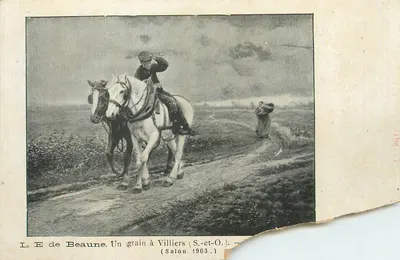 Un grain à Villiers (S.-ct-O.) — œuvre de L. E. de Beaune, Salon 1903