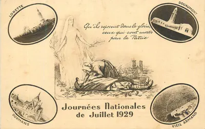 Journées Nationales de Juillet 1929 — Souvenir des soldats morts pour la Patrie
