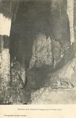 Interior da Gruta de Presque, perto de St-Céré (Lot) — Fotografia Castanlé, Aurillac