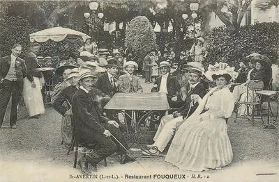 St-AVERTIN (I.-et-L.) - Restaurante FOUQUEUX - H.B. - 2