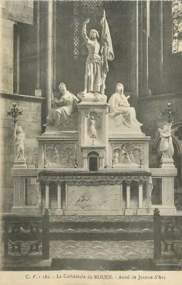 Catedral de Rouen — Altar de Joana d'Arc — G. V. - 182