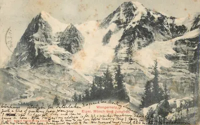 Wengen perto de Interlaken — Eiger, Mönch e Jungfrau — Edison Fotógrafo Zürich