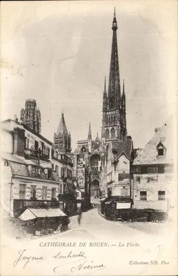 Catedral de Rouen — A Flecha — Coleções ND. Fot