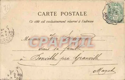 Rouen — Rue de l'Epicerie — Normandia, wydawca 2060 — Rewers